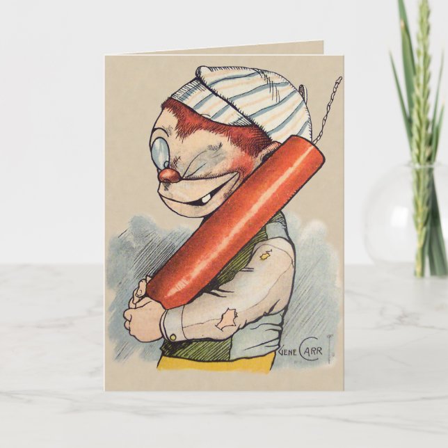 4th of July Gene Carr Illustration Card (Front)