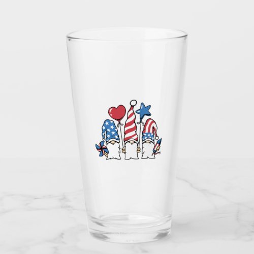 4th of July Glass
