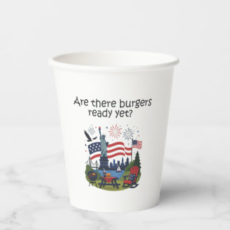 4th of July glass napkins Paper Cups