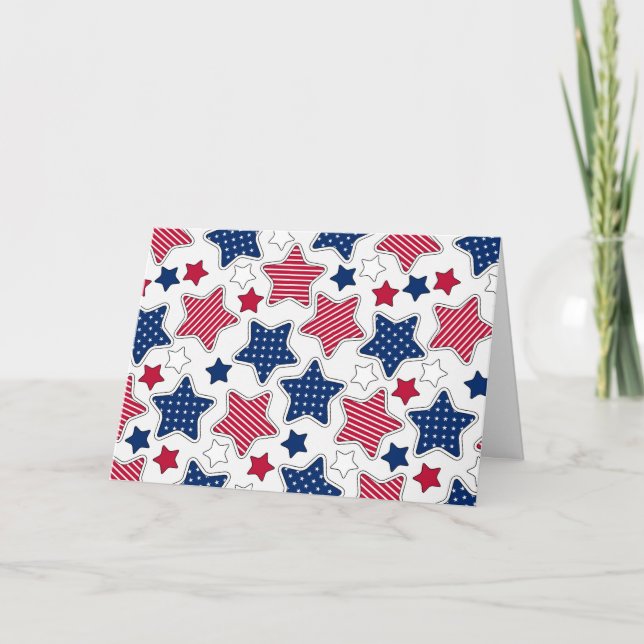 4th Of July Greeting Card (Blank) (Front)