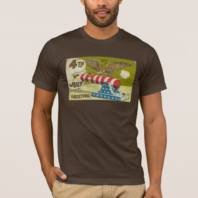 4th of July Greeting T-Shirt (Front)