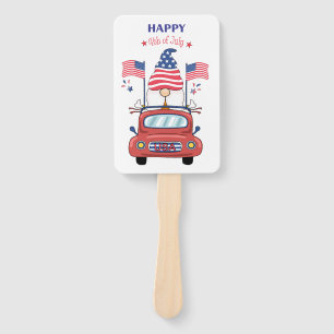 4th of July hand fans