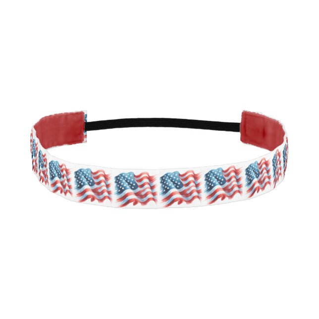4th of July Headband Patriotic Colors (Front)