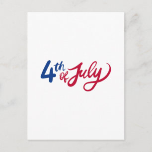 4th of July Holiday Postcard
