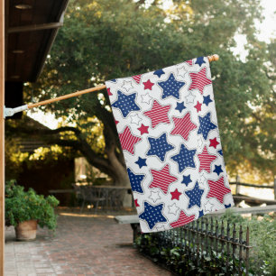 4th Of July House Flag