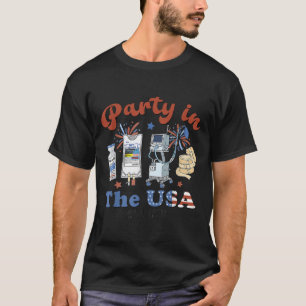 4th Of July Icu Nurse Party In The Usa Icu Nurse C T-Shirt