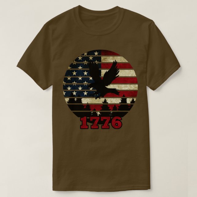 4th of July Independence Day (2) T-Shirt (Design Front)