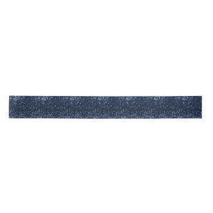 4th of July Independence Day Blue Glitter Ribbon