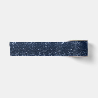 4th of July Independence Day Blue Glitter Ribbon