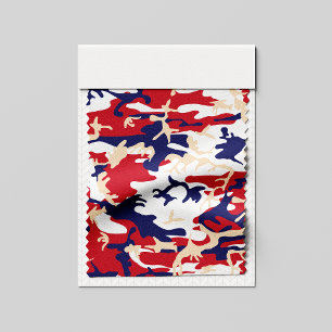 4th of July, Independence day, Camouflage Beige Fabric