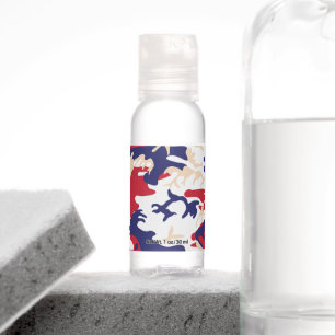 4th of July, Independence day, Camouflage Beige Hand Sanitizer