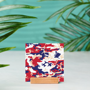 4th of July, Independence day, Camouflage Beige Holder