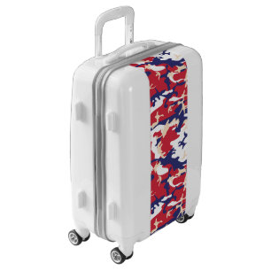 4th of July, Independence day, Camouflage Beige Luggage
