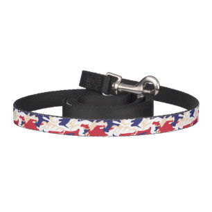 4th of July, Independence day, Camouflage Beige Pet Leash
