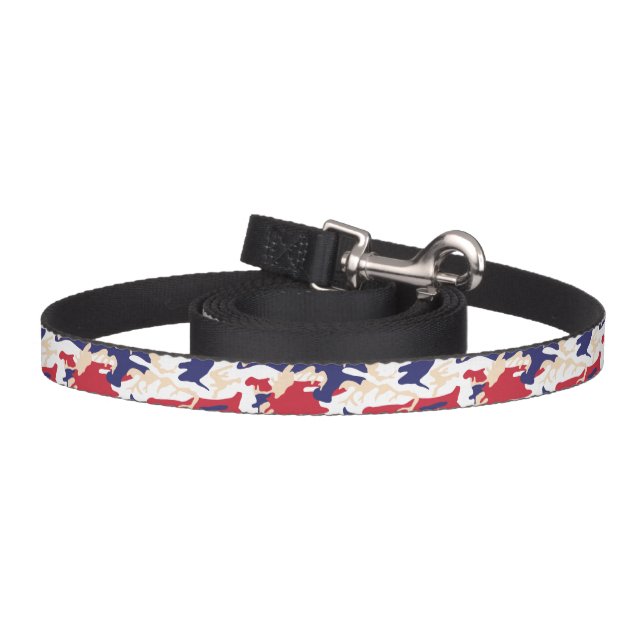 4th of July, Independence day, Camouflage Beige Pet Leash (Hook)