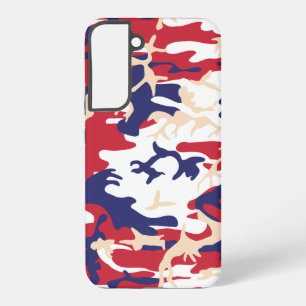 4th of July, Independence day, Camouflage Beige Samsung Galaxy S22+ Case
