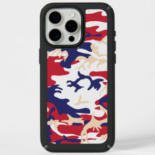 4th of July, Independence day, Camouflage Beige iPhone 15 Pro Max Case