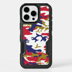 4th of July, Independence day, Camouflage Gold iPhone 16 Pro Max Case