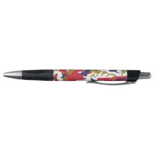 4th of July, Independence day, Camouflage Gold Pen