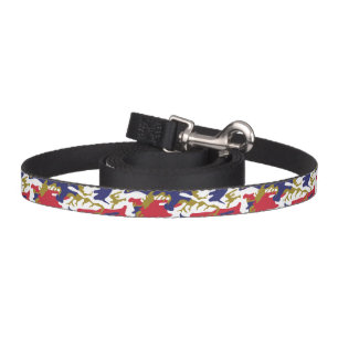 4th of July, Independence day, Camouflage Gold Pet Leash