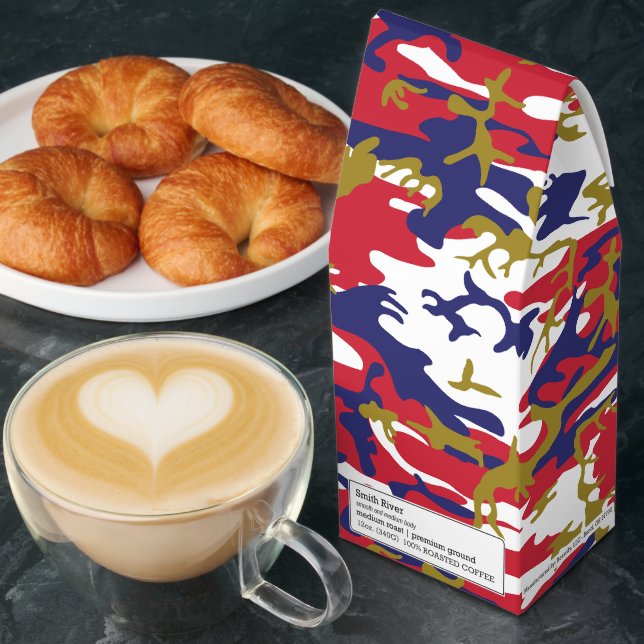 4th of July, Independence day, Camouflage Gold Roasted Coffee (Breakfast)