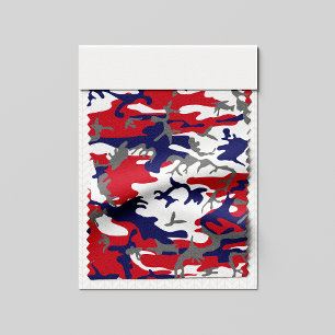 4th of July, Independence day, Camouflage Gray Fabric