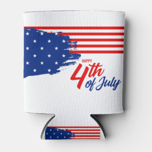 4th of July - Independence Day Can Cooler
