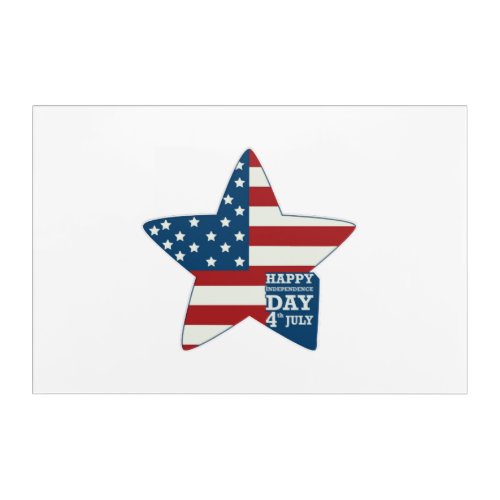 4th of July Independence Day Classic Acrylic Print