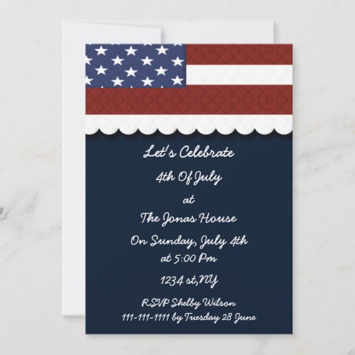 July 4th Holiday party Invitation