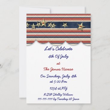 4th of july independence day party invites