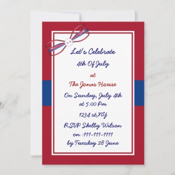 4th Of July Independence Day Party Invites by Invitationboutique at Zazzle