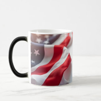 4th of July Independence Day Patriotic Design Color Morph Mug
