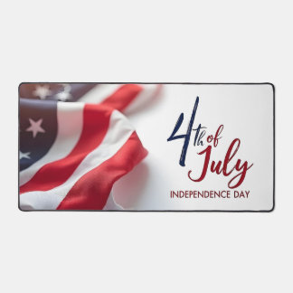 4th of July Independence Day Patriotic Design Desk Mat