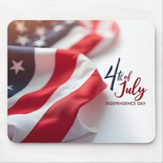 4th of July Independence Day Patriotic Design Mouse Pad