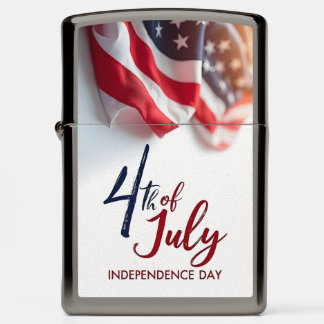 4th of July Independence Day Patriotic Design Zippo Lighter