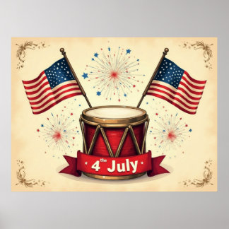 4th of July, Independence Day, Poster