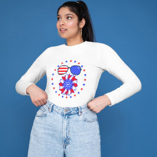 4th Of July Independence Day Red Blue White T-Shirt