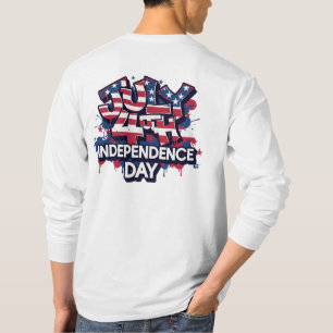 4th of July Independence Day Splash Long Sleeve T-Shirt