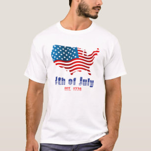 4th of July Independence day Uncle Sam Hat America T-Shirt