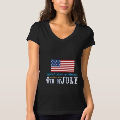 4th of July Independence Day United States of Am T_Shirt
