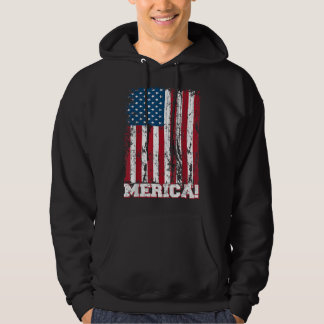 4th of July Independence Day US American Flag Patr Hoodie