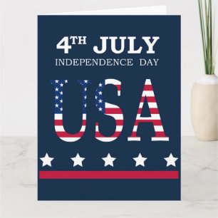 4th of July, Independence Day USA Card