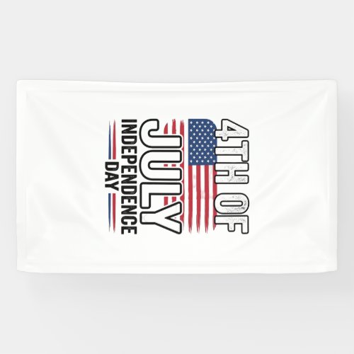 4th of July Independence Day Vintage Shirt Design_ Banner