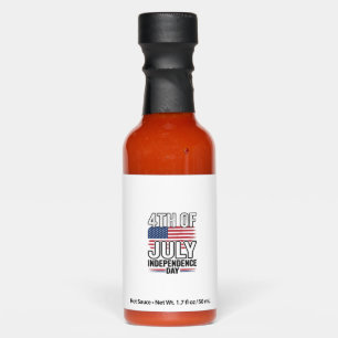 4th of July Independence Day Vintage Shirt Design_ Hot Sauces