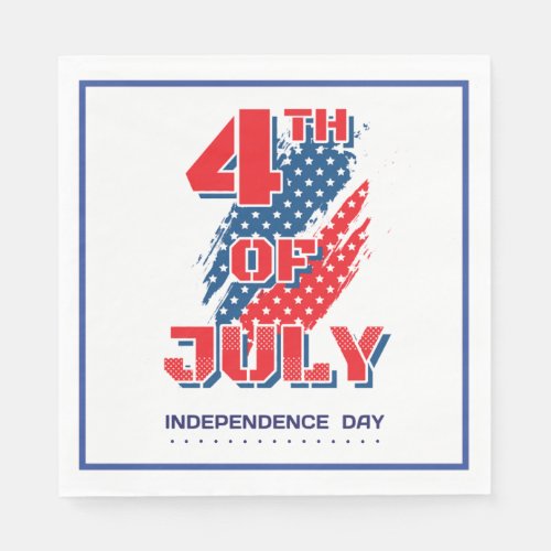 4th Of July Indpendence Day Napkins