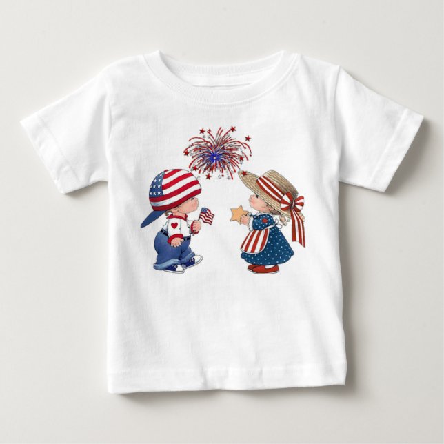 4th of July Infanr Baby T-Shirt (Front)