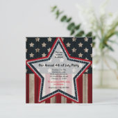 4th of July Invitation (Standing Front)