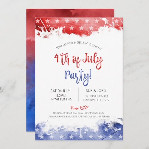 4th of July Invitation