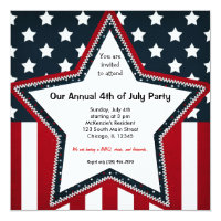 4th of July Invitation