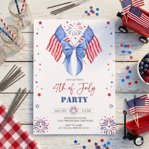4th Of July Invitation